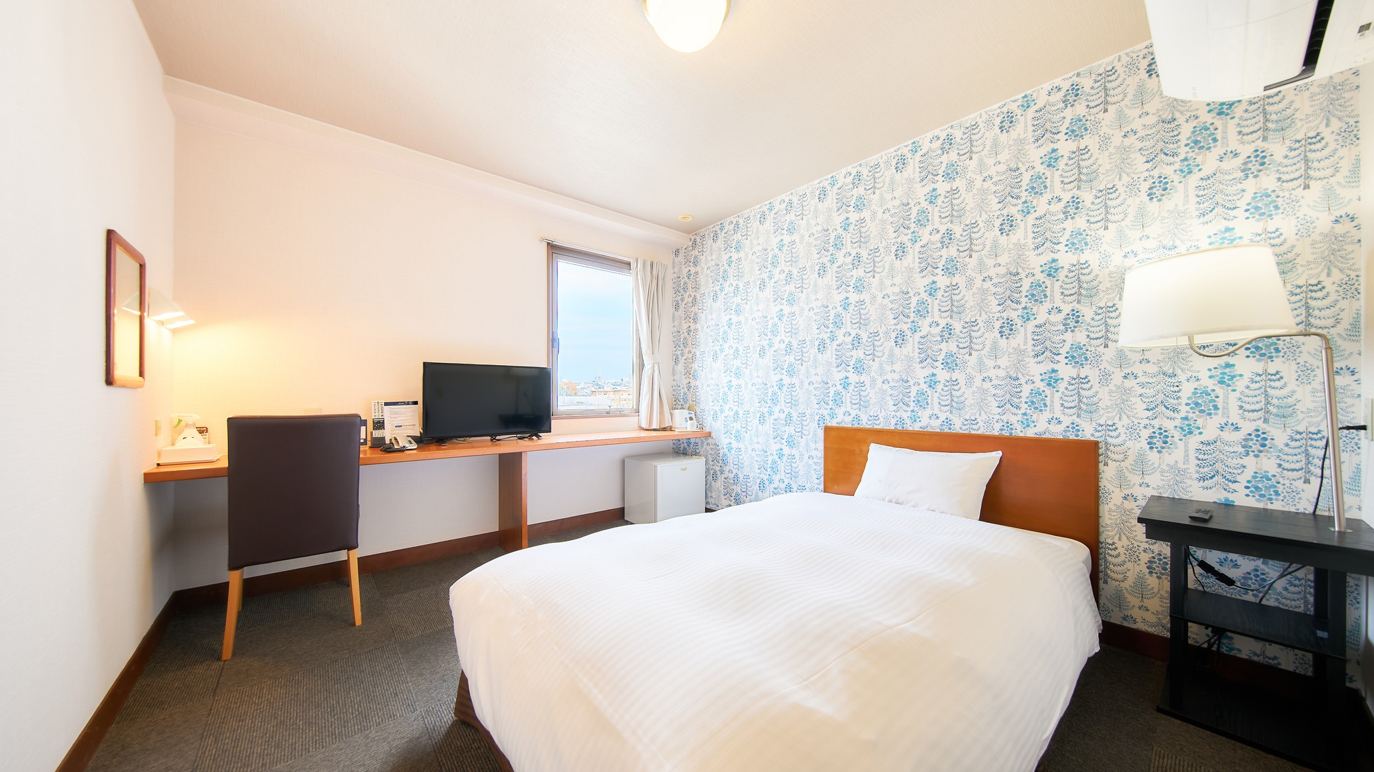 ・【リニューアルシングル】広々としたお部屋でゆったりとお寛ぎいただけます