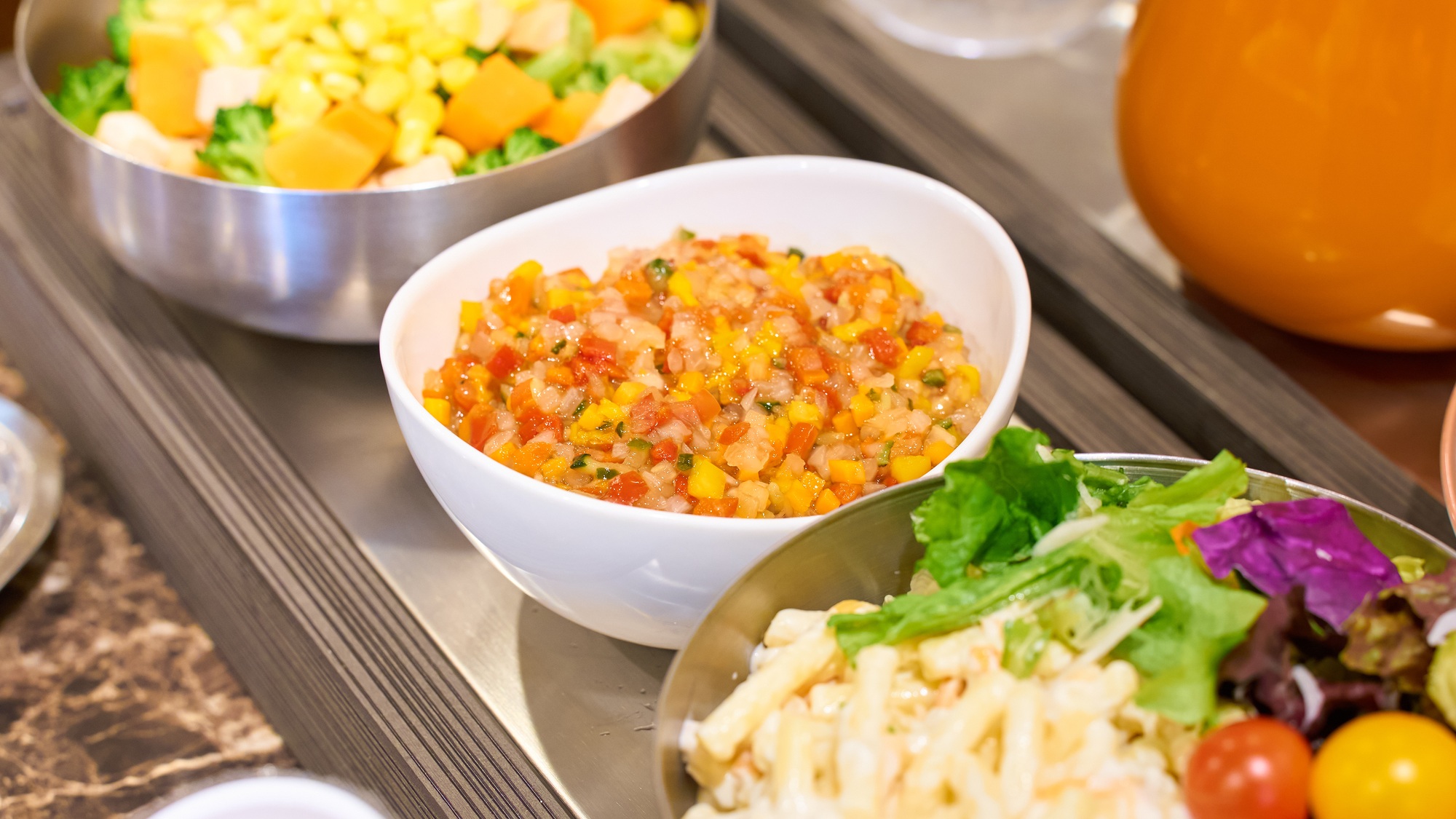 ・【朝食一例】朝からしっかり食べたい人にも嬉しい充実したメニューです