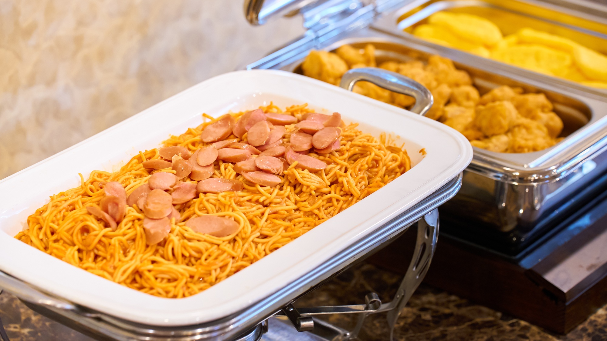 ・【朝食一例】朝ごはんはブッフェでお好きなものをお召し上がりください