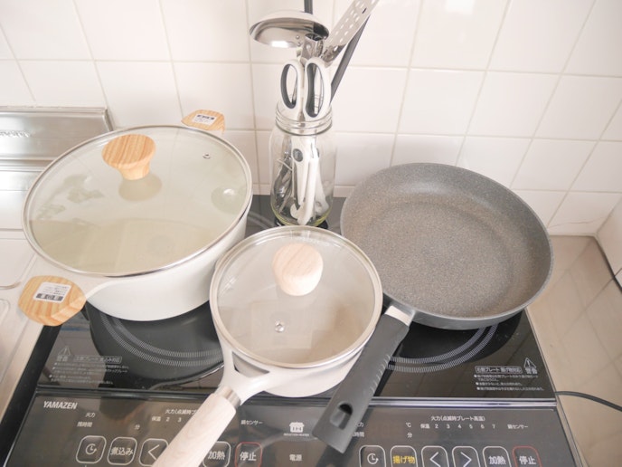 調理器具が充実しております。