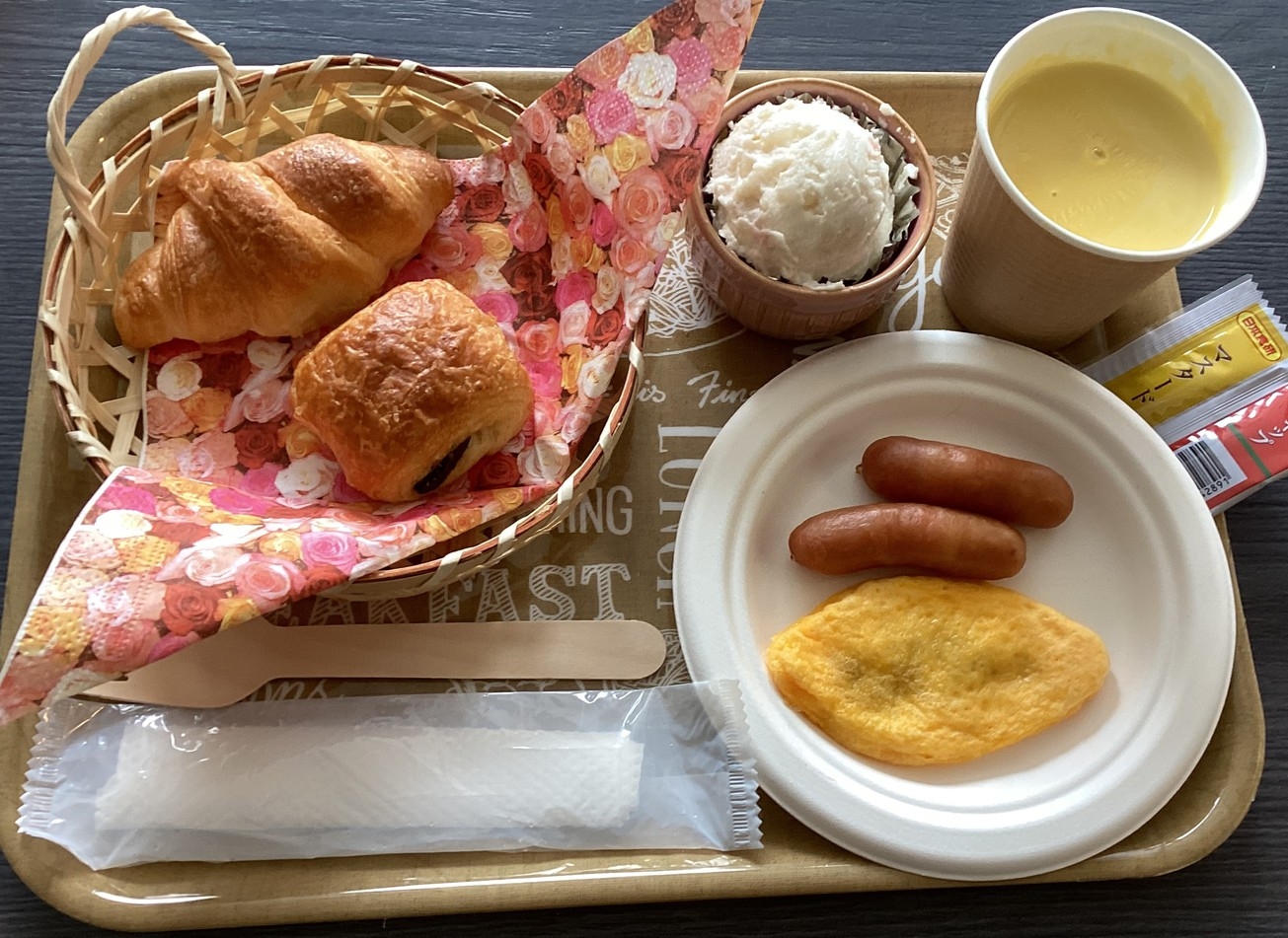【軽食】朝はパン！パンパパーン！ハートインの軽食プラン  　セット料金３５０円　★☆１日５室限定☆★