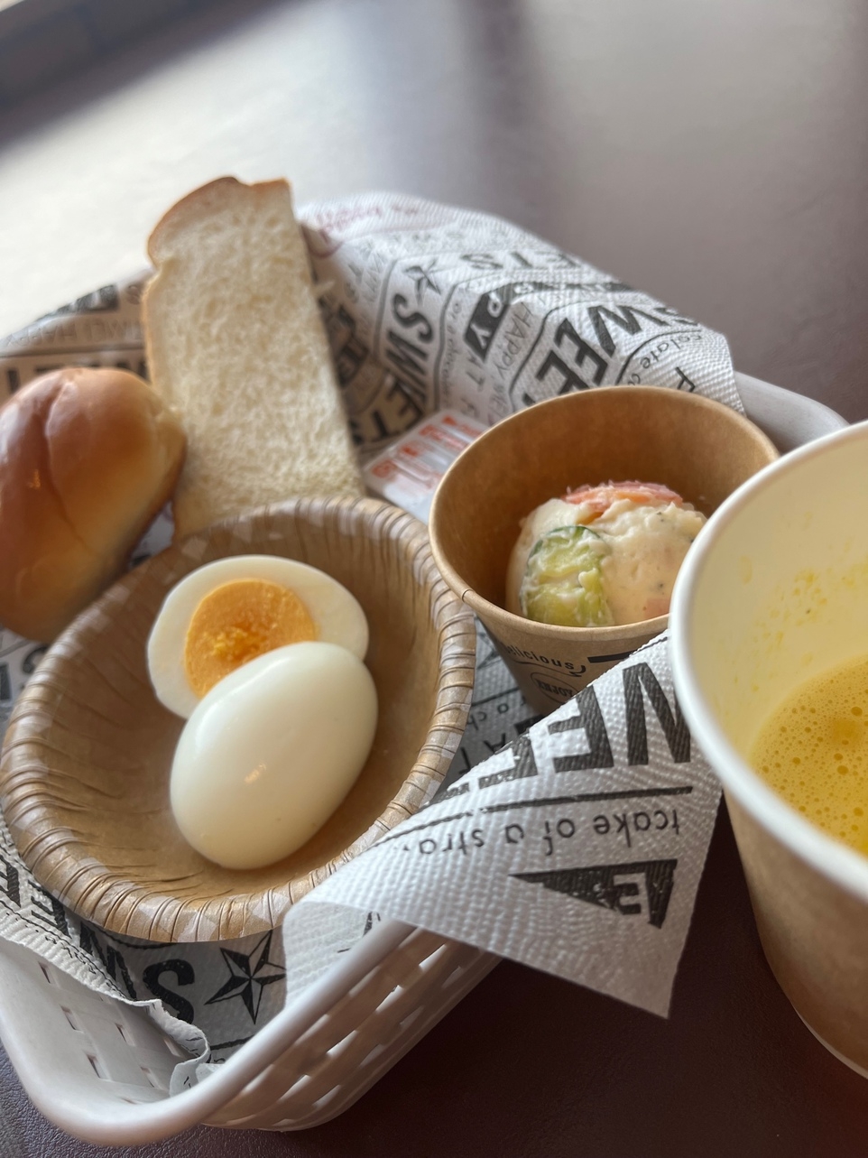 【軽食】朝はパン！パンパパーン！ハートインの軽食プラン  　セット料金３５０円　★☆１日５室限定☆★