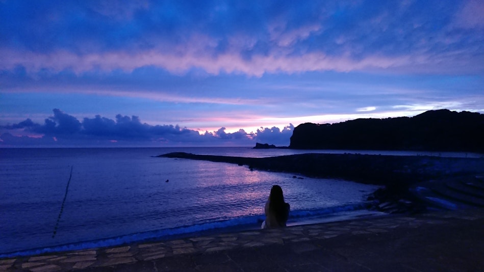 【外観】幻想的な高浜の夕焼け