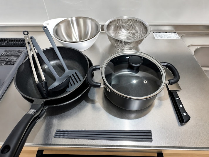 調理器具も一通りございます