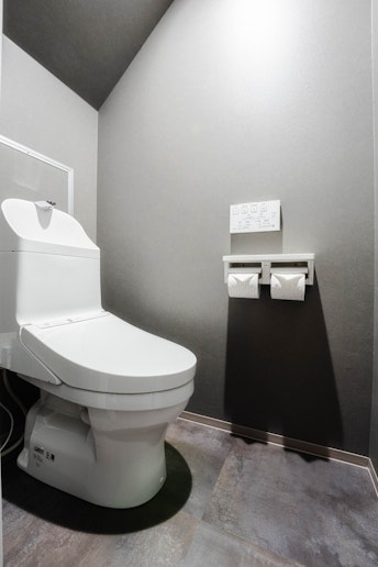 ウォシュレット付きトイレで、快適にお使いいただけます。