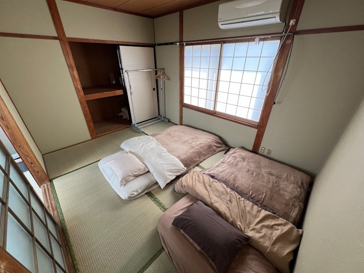 寝室。