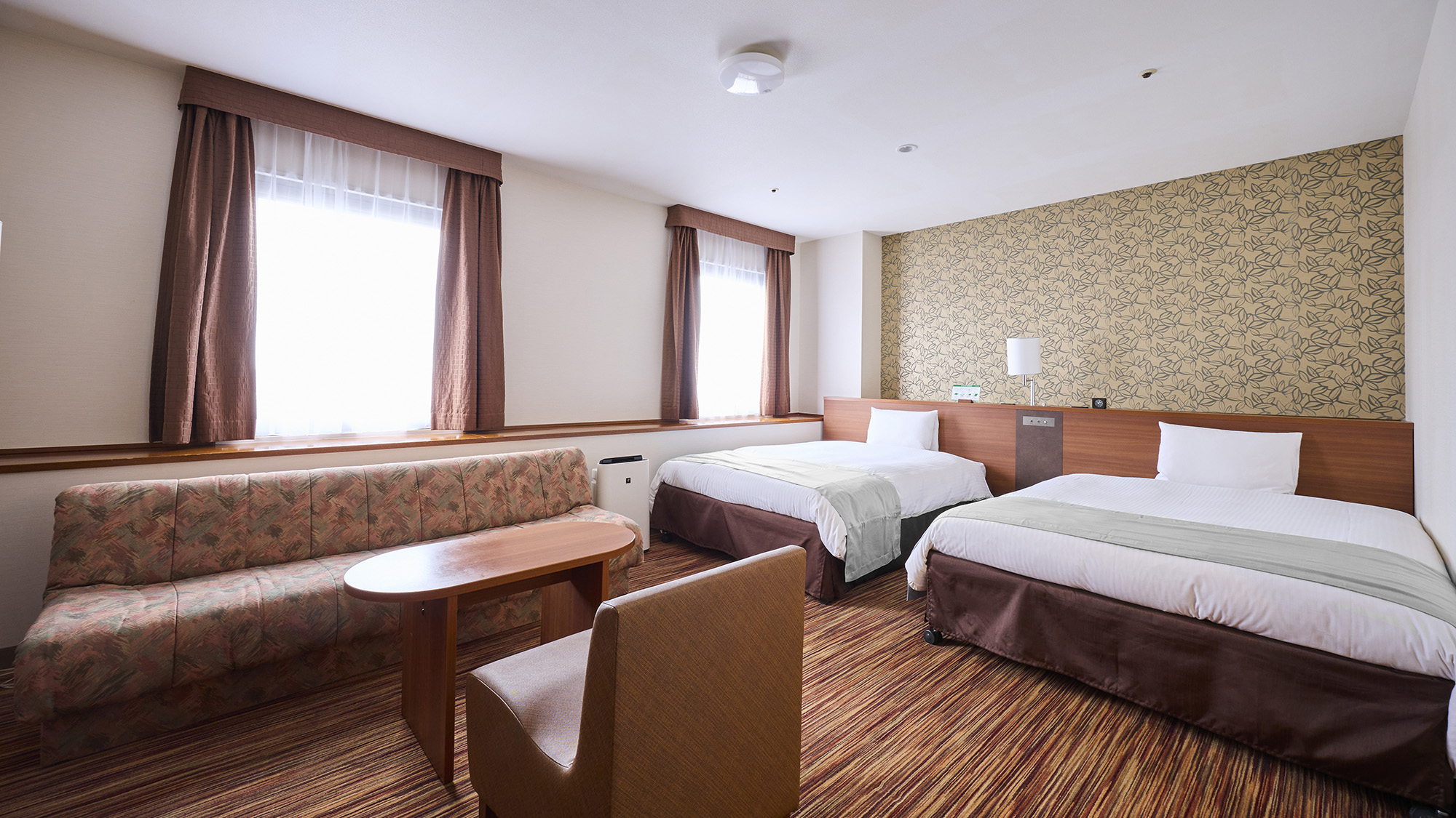 【スーペリアツイン】 37平米 ベッド幅140㎝2台 大人最大6名様ご利用可能