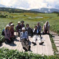 *湿原トレッキング