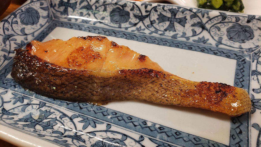 ・【朝食一例】魚の味噌焼き