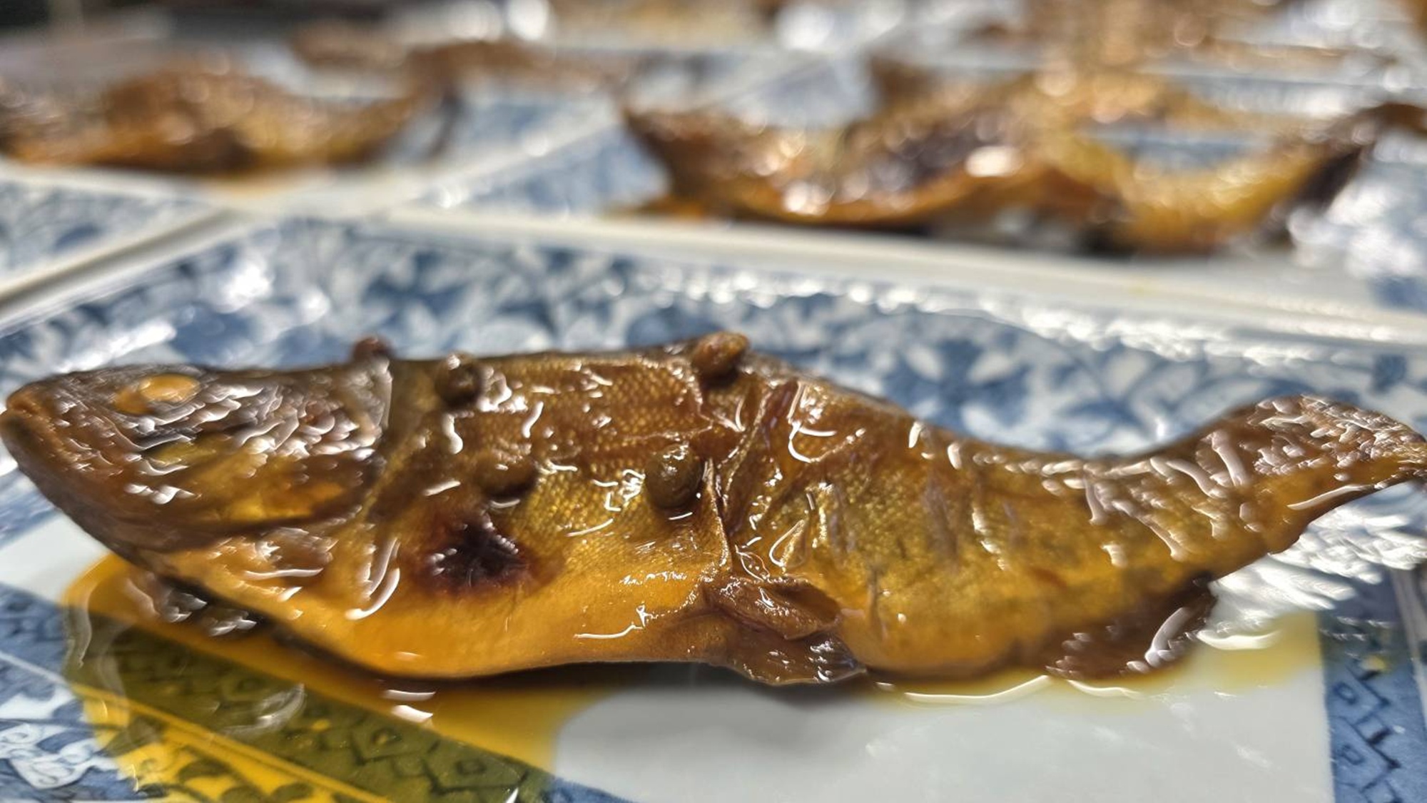 絶品アユの甘露煮