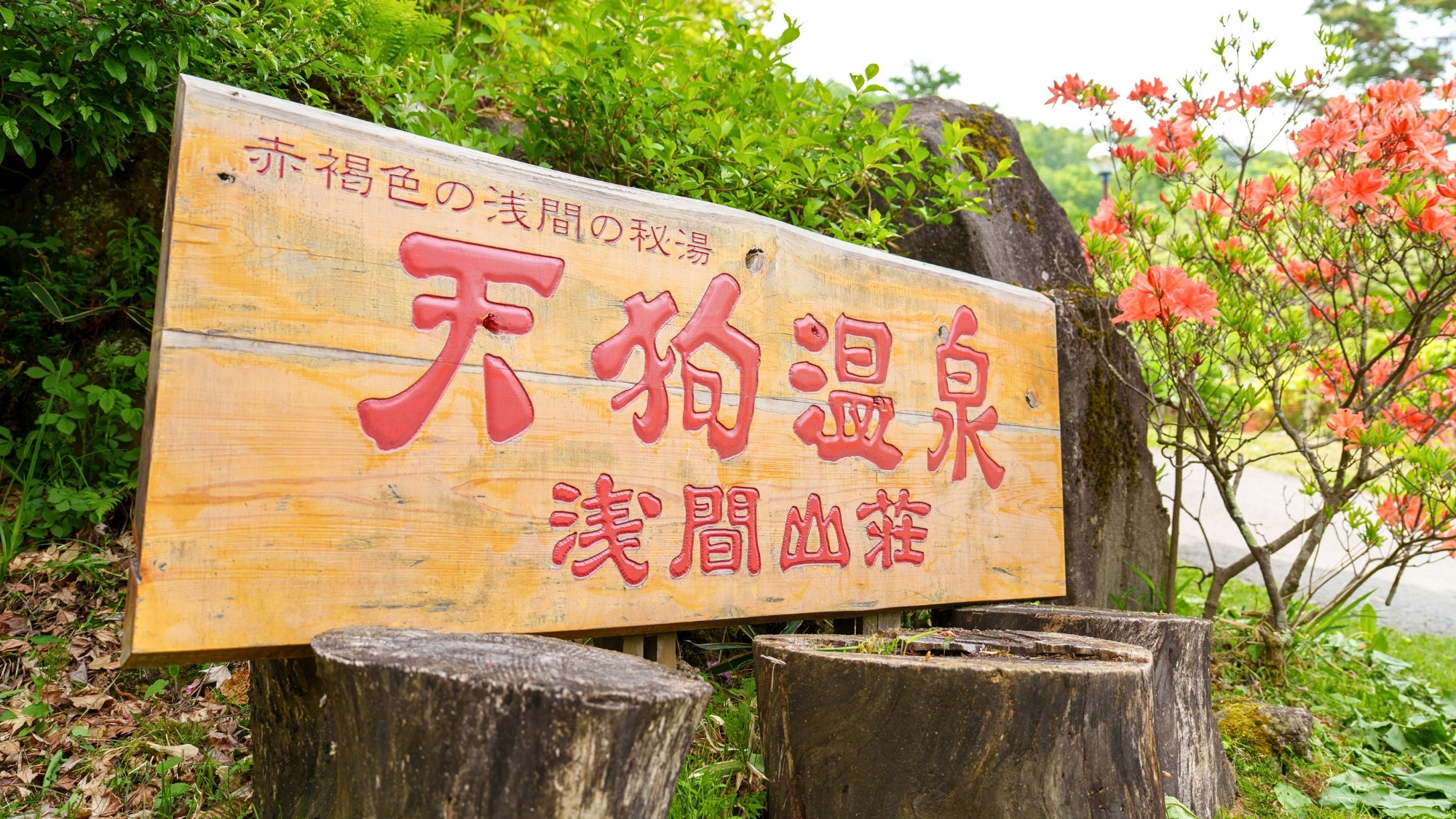浅間山登山口に位置する秘湯、天狗温泉浅間山荘へようこそ！