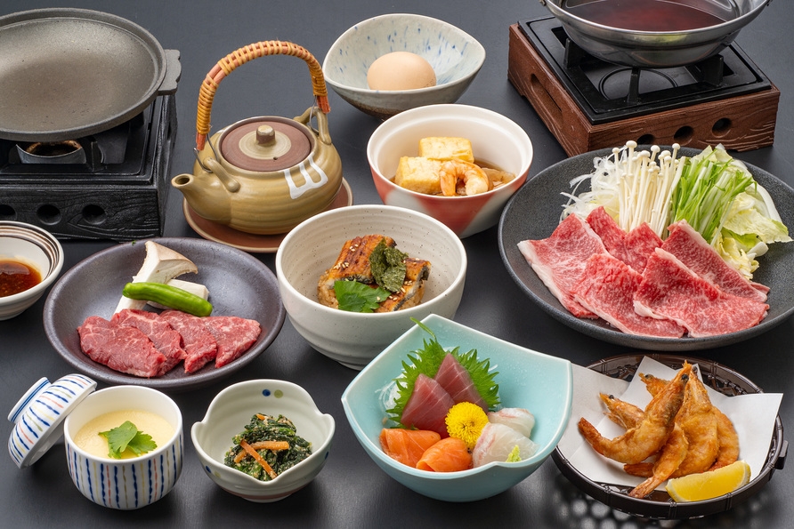 朝食はバイキング！【☆夕食は 大山(おおやま) 御膳☆】超豪華な夕食御膳付き宿泊プラン御膳】