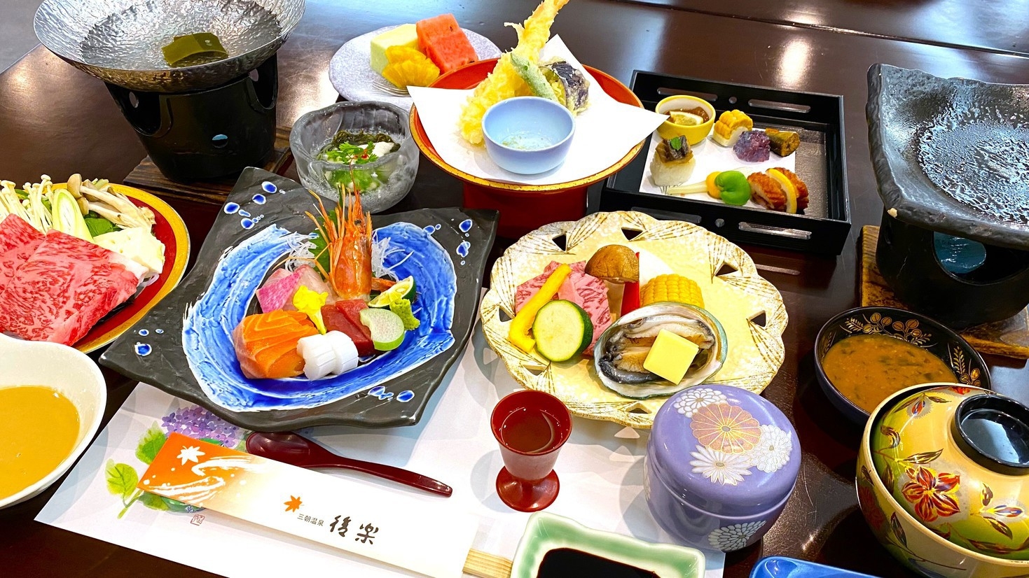 料理長おすすめ♪♪鳥取三昧会席★お造り・鮑・鳥取和牛会席プラン★