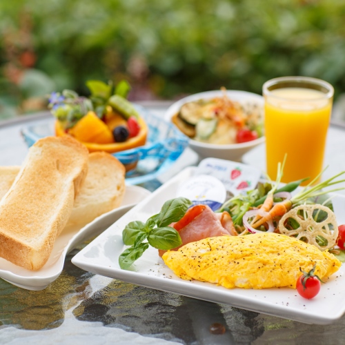 【朝食付き】ビジネスインうめさき自慢の手作り朝食で元気な1日を☆目覚めた身体に優しい朝食付きプラン♪