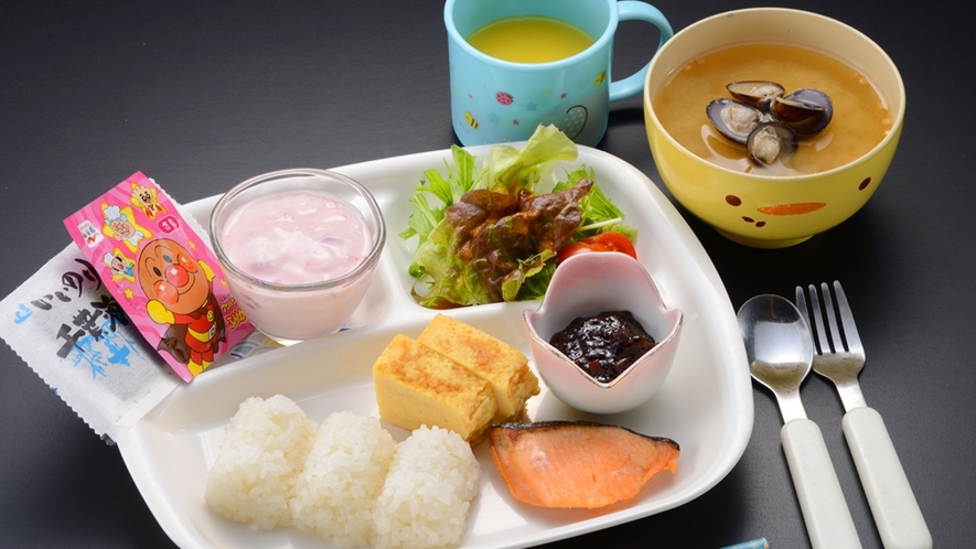 【地元食材満載／朝食】お子様ミニプレートの方のご朝食です。※イメージ