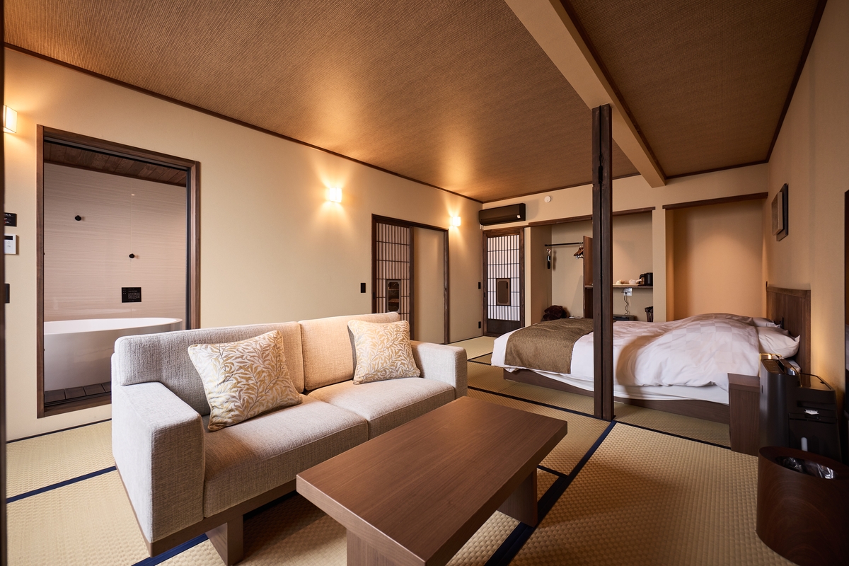 いっぺ THE SAKE RYOKAN(部屋(ベッドルーム))