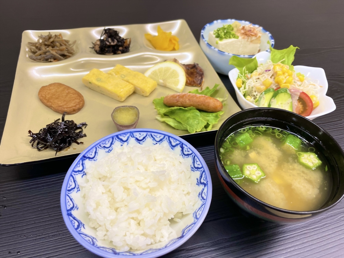 【朝食のみ】地元の食材を味わう朝食付きプラン♪