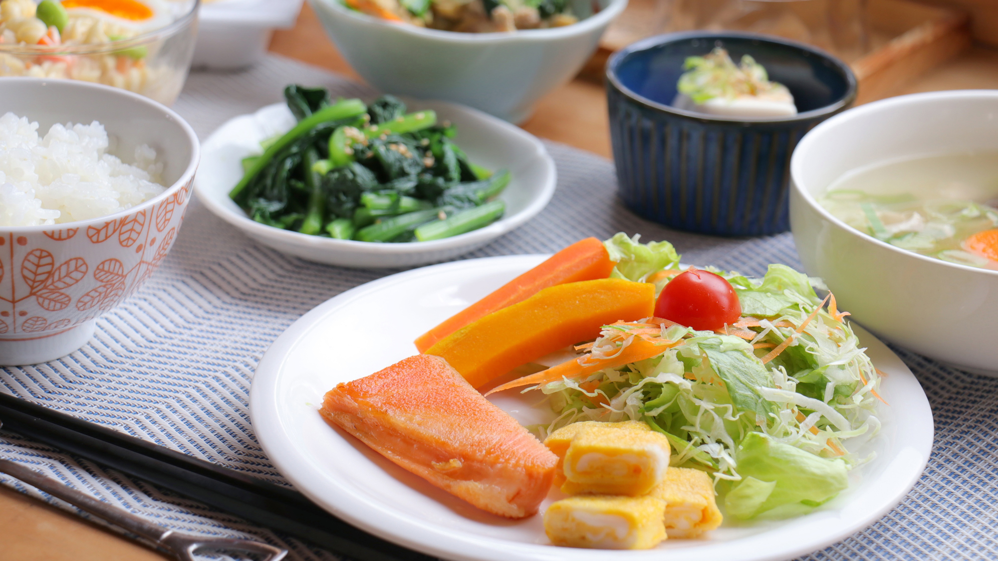 【朝食】朝食は和食の日替わり 