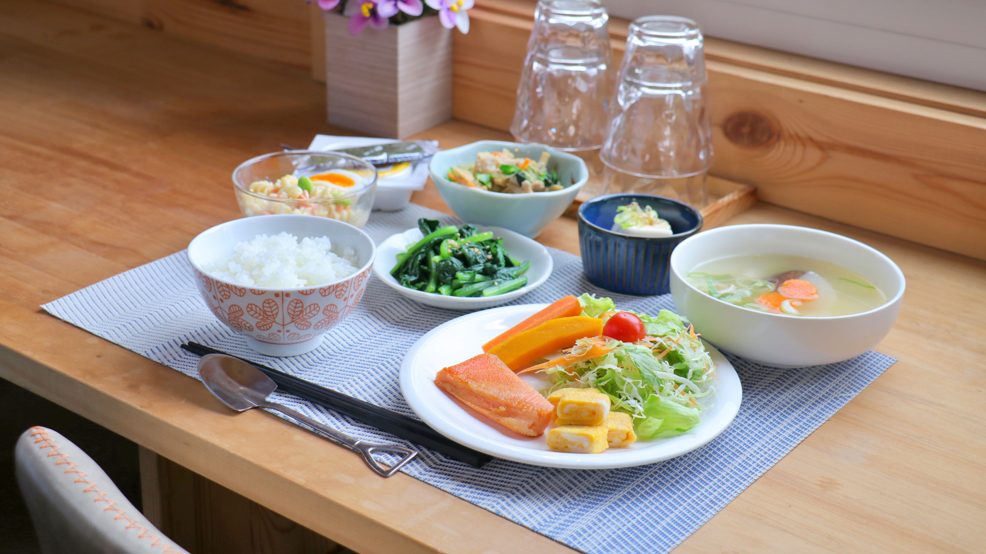 【朝食】朝食は和食の日替わり 