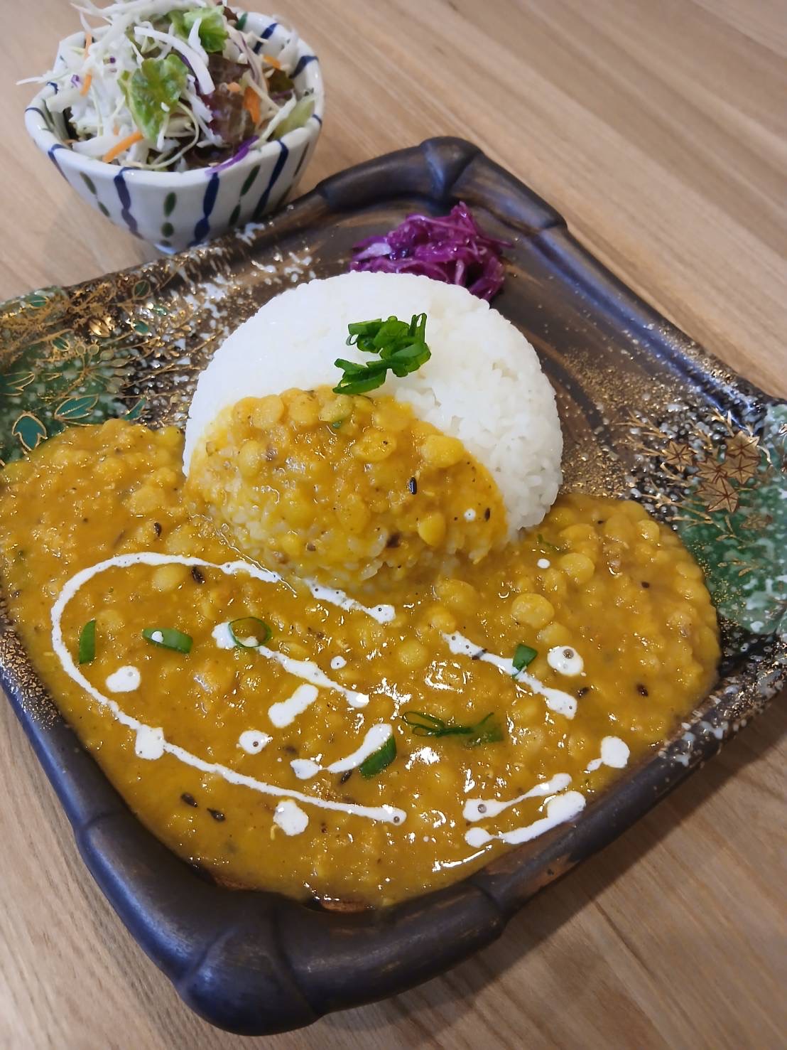 朝食 豆カレー ビーガン(フレンドリー)