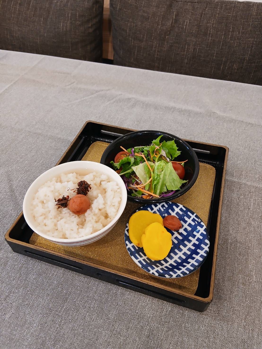 朝食 お茶漬けセット