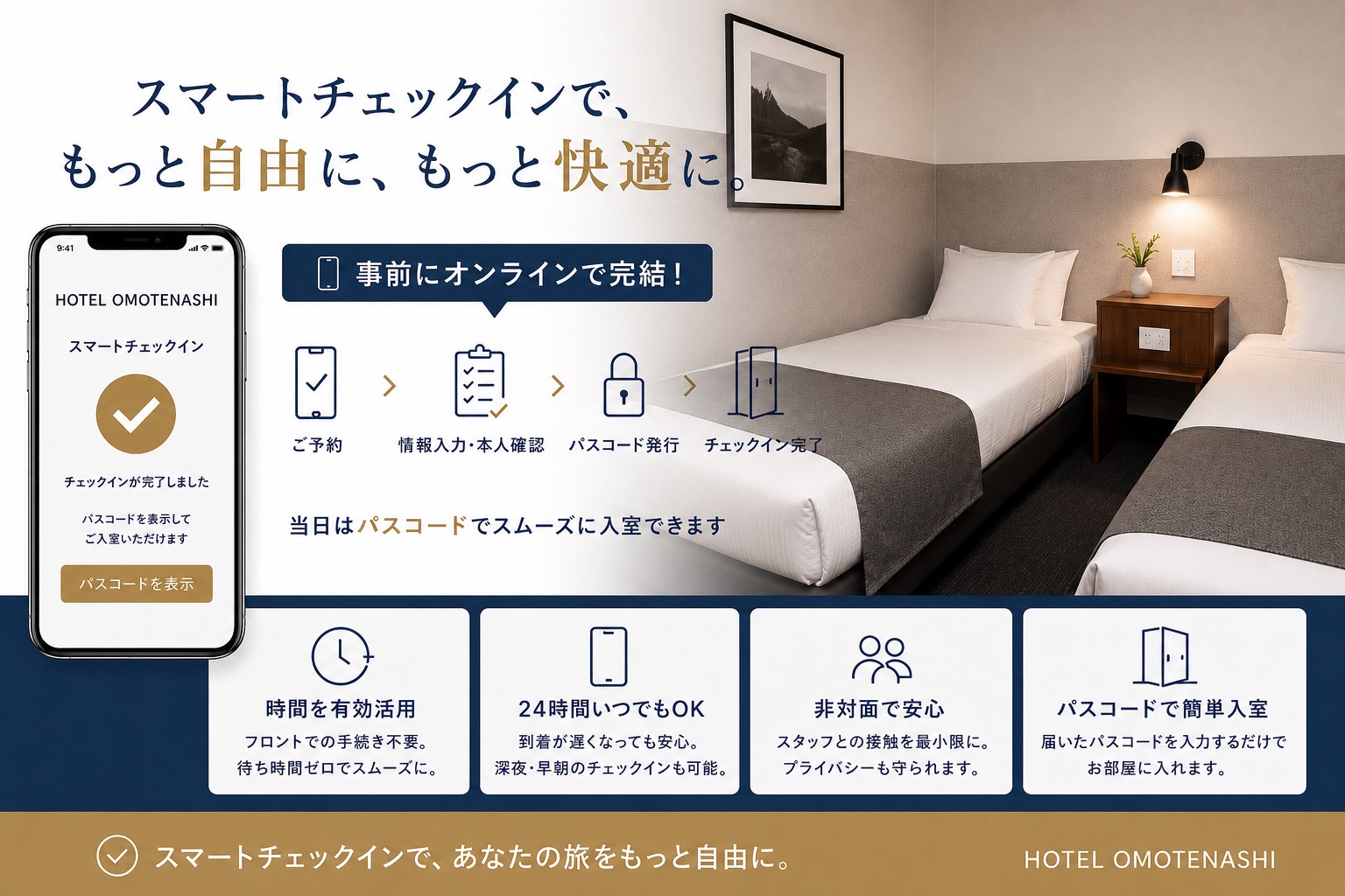 チェックインのご案内