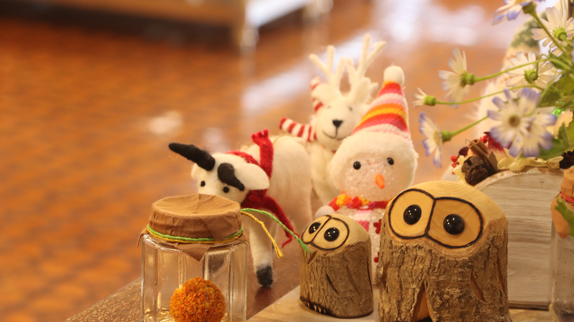 館内のインテリア