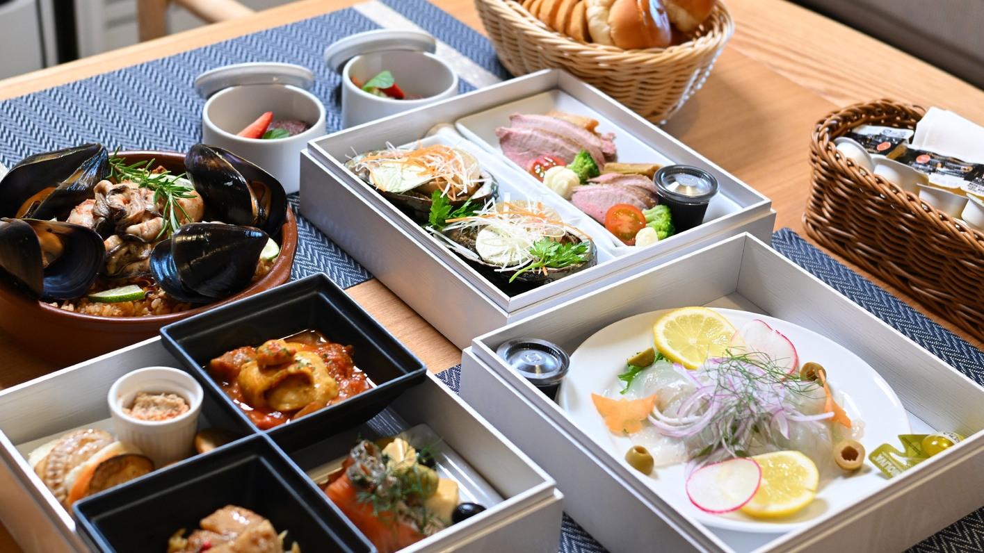 【海を望む６１㎡スイート】三陸の味をお部屋で愉しむ１泊２食付プラン