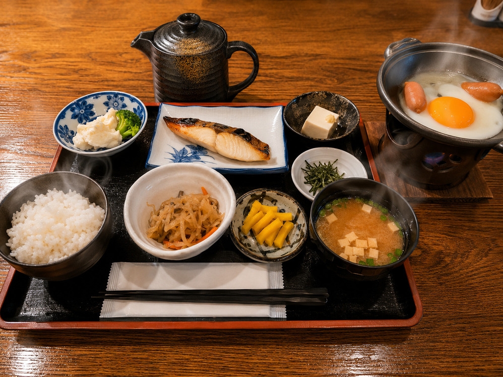 【鯛◆朝食プラン】焼き魚を“鯛”にグレードアップ！〆で鯛茶漬けまで楽しめる和朝食で朝を満喫♪