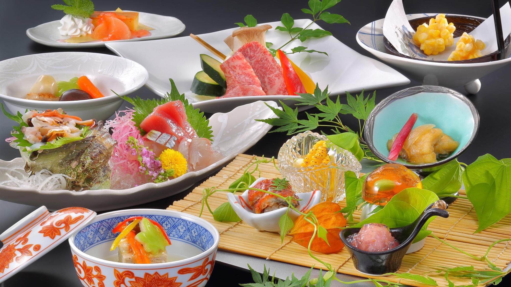 【サウナ＆温泉露天ヴィラ】２食付きコラボステイ・・・夕食は花しぶき会席料理