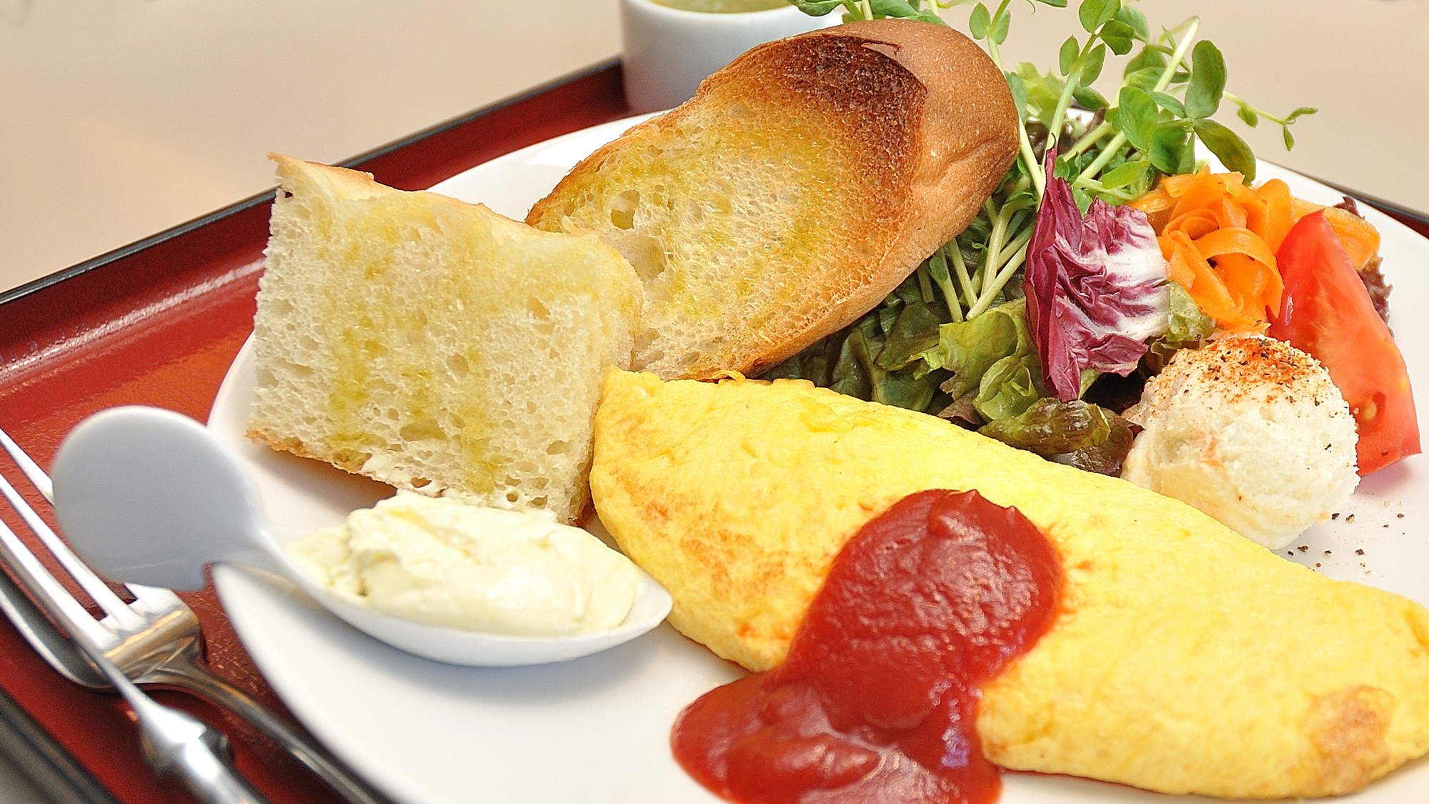 ■ご朝食：洋食■素材と調理法にこだわった洋朝食です。