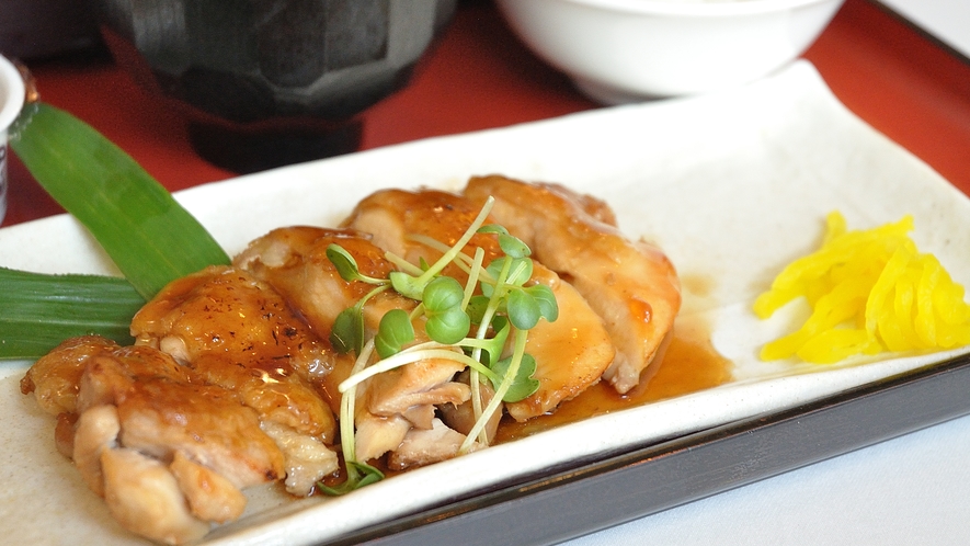 ■日替わり朝食■若鶏の照り焼き定食