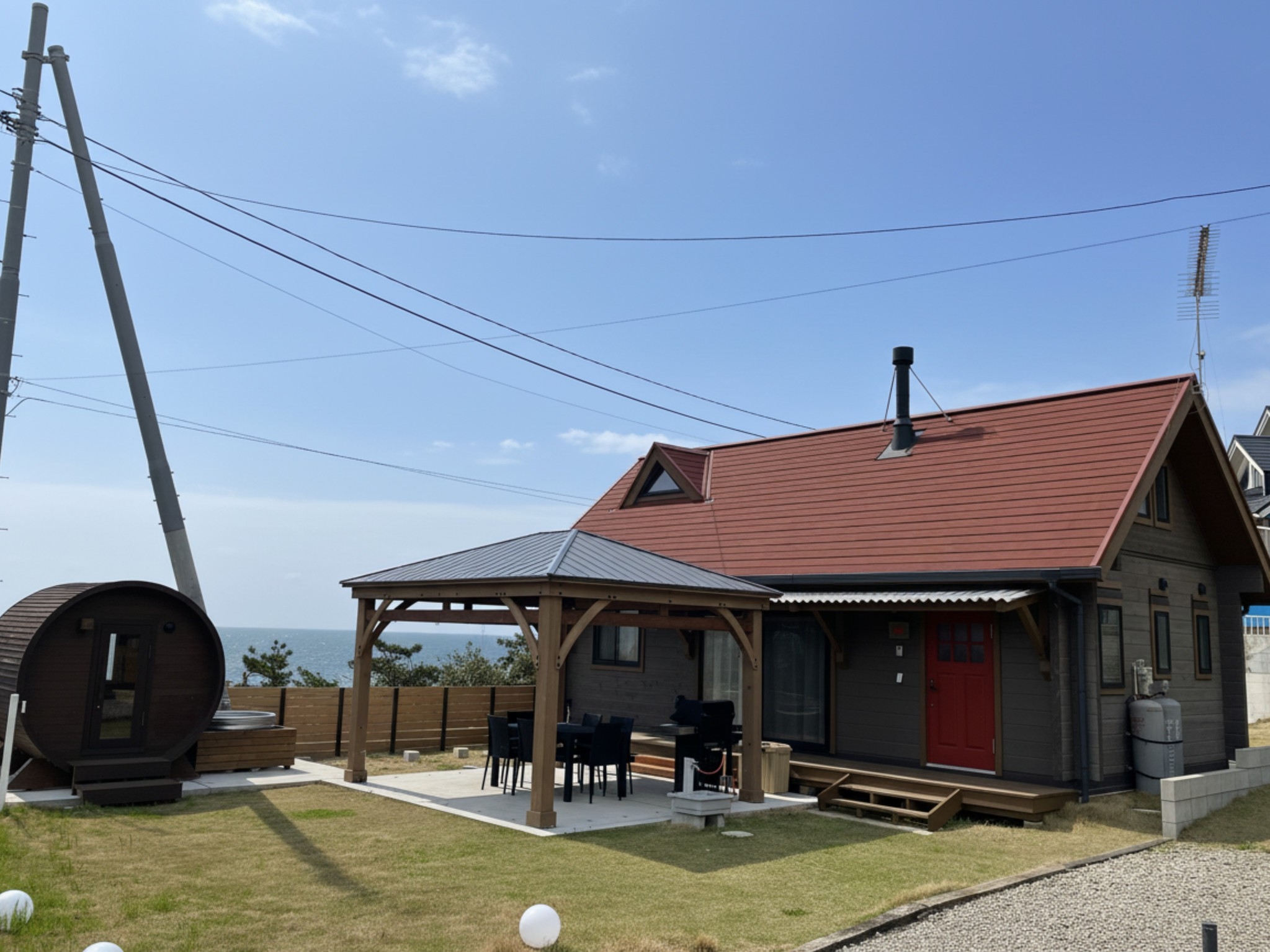 海風と星空の下でサウナ＆BBQ/大型TVでカラオケ三昧