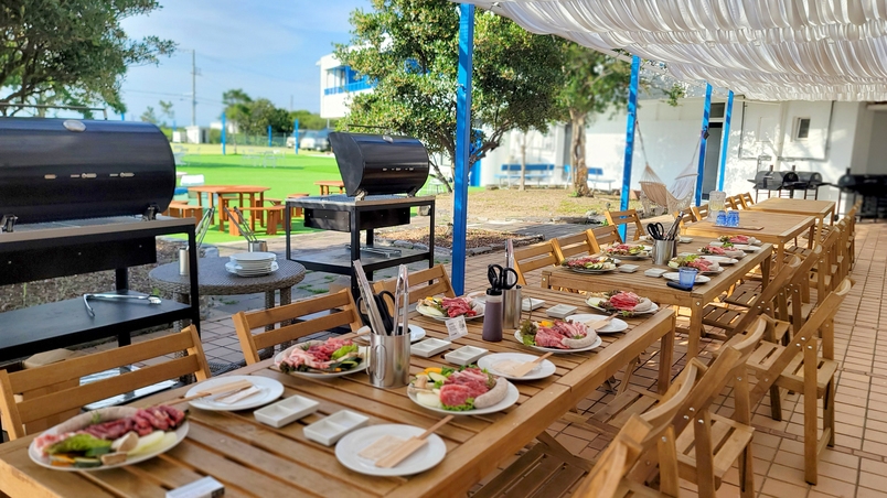 特典充実！海辺で楽しむ飲み放題付BBQ＆朝食の2食付きステイ≪OPEN記念10％OFF≫