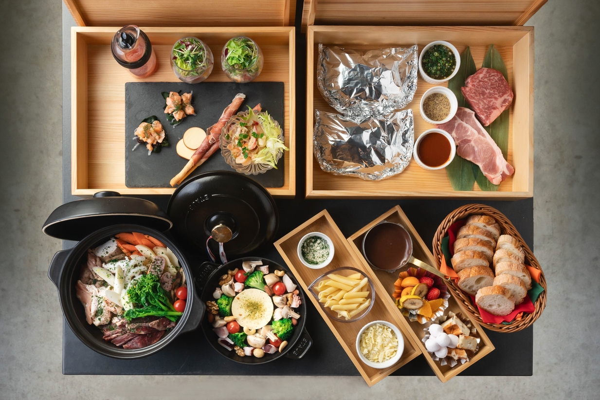 【愛犬と泊まれる】フレンチシェフ監修★贅沢な常陸牛BBQ×完全貸切グランピング（夕朝食付）