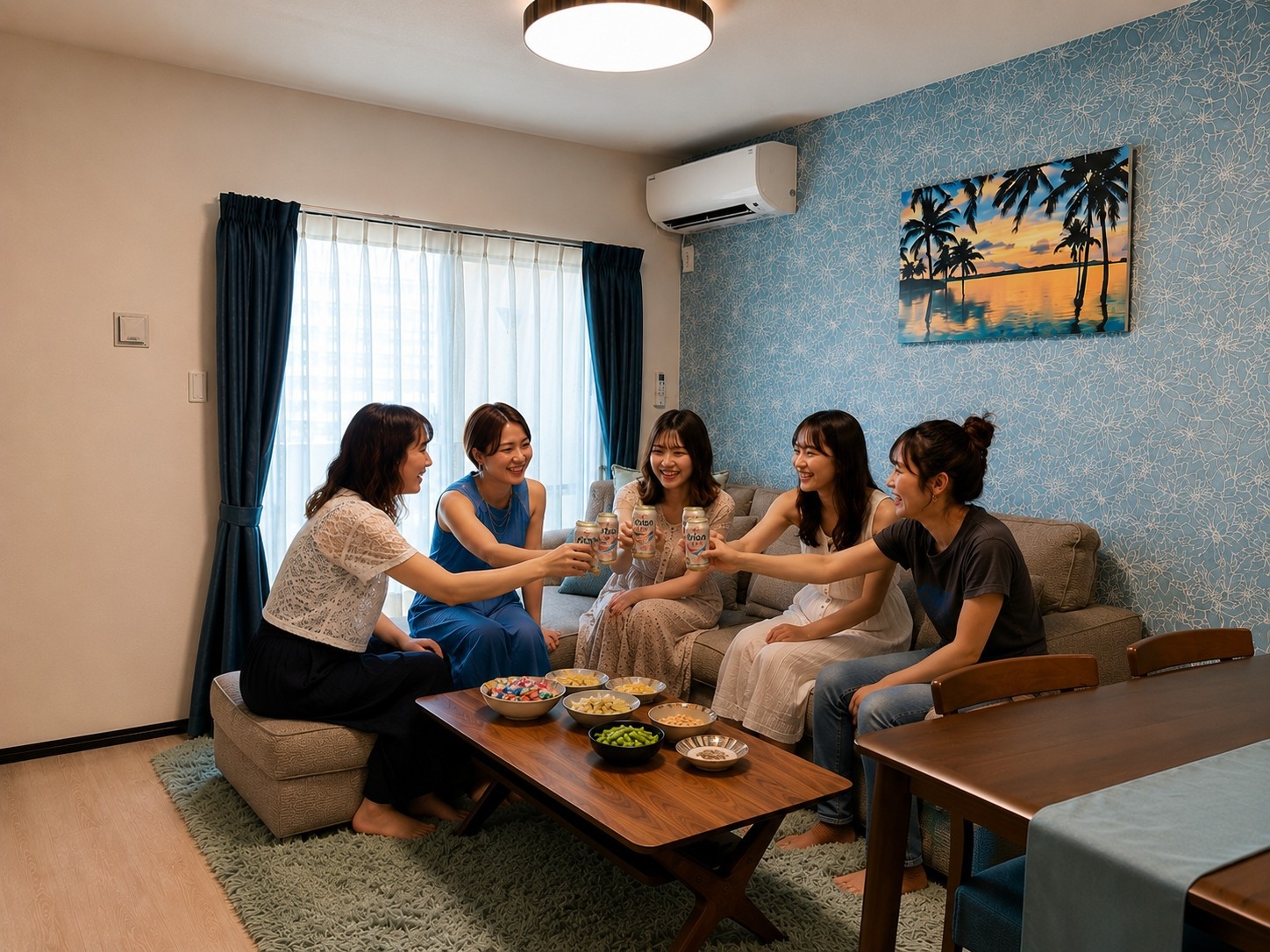 ≪スタッフ実体験≫気の合う仲間や女子会で乾杯♪みんなでわいわい夜更かし朝はのんびりプラン【素泊まり】