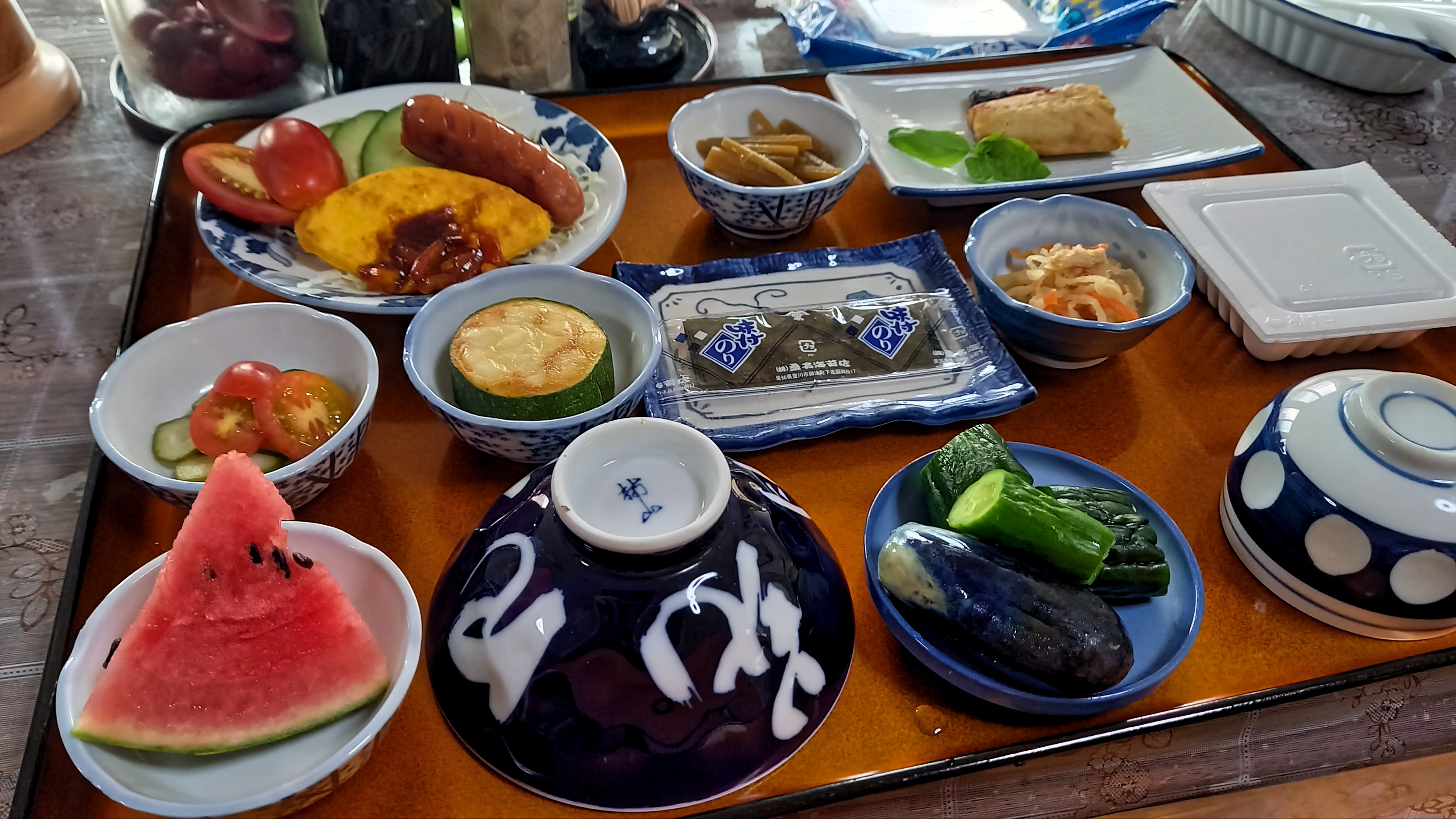 夏の朝食例