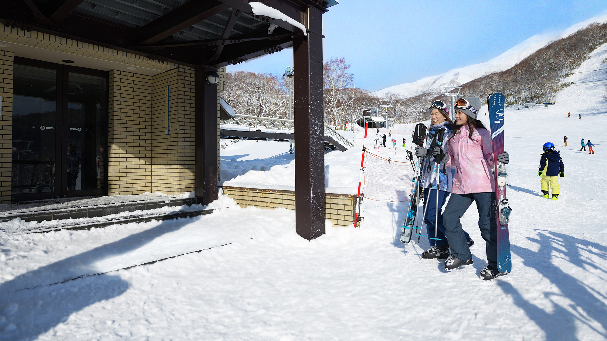 ＜ゲレンデ目の前＞だから移動ラクラク☆スノースポーツの休憩にもご利用ください