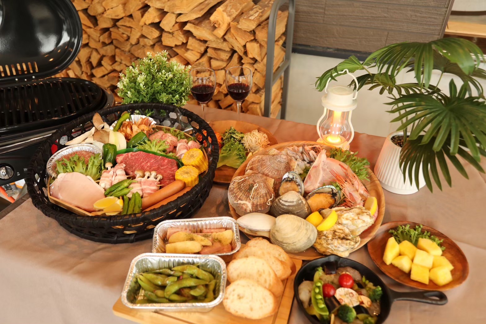 【プライベートBBQ】客室でプライベートに！一泊二食付きプラン