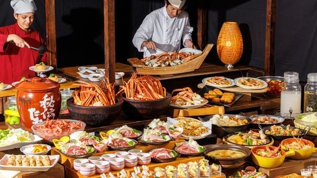 2025ズワイガニが食べ放題！冬のひるぜん高原ビュッフェ宿泊プラン