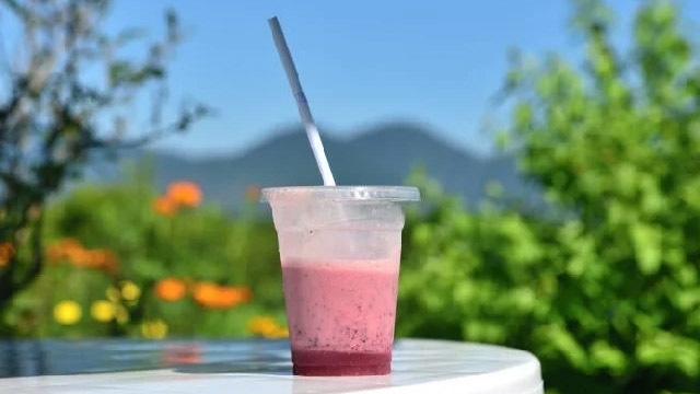 農園カフェのブルーベリースムージー付き　ブルーベリー収穫体験付き宿泊プラン