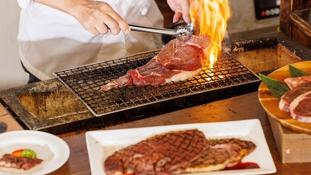 蒜山ジャージー牛ステーキが食べ放題