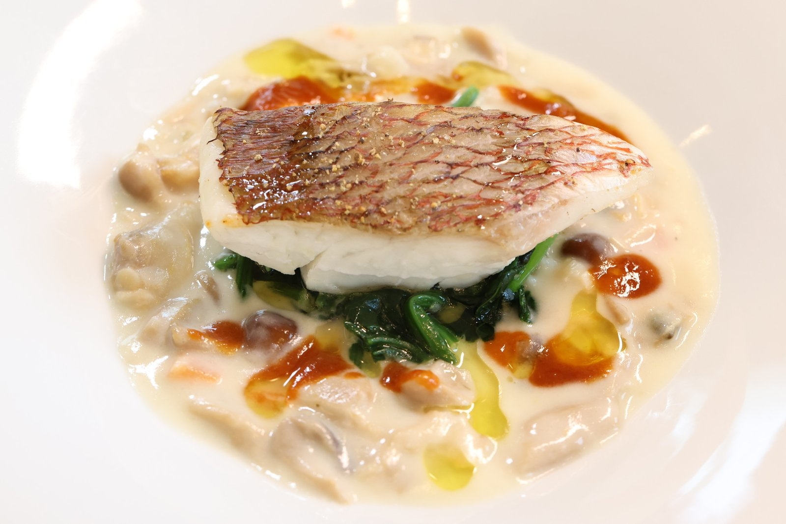 【夕食グレードアップ】メインは三浦産伊勢えび 三浦の味覚イタリアン（夕朝食付）