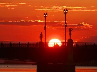 釧路の夕日