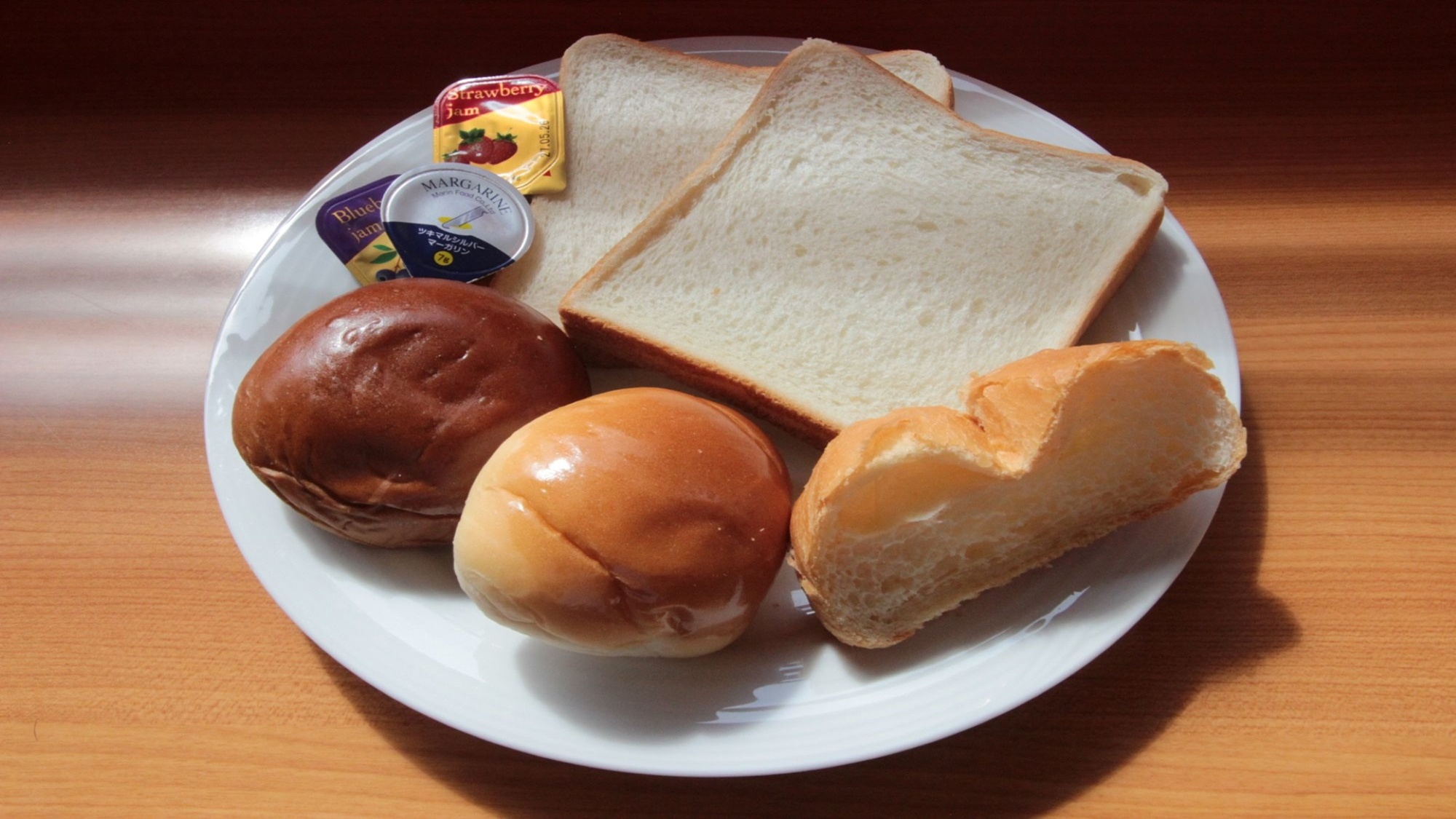 ホテル自慢のおいしいパン♪