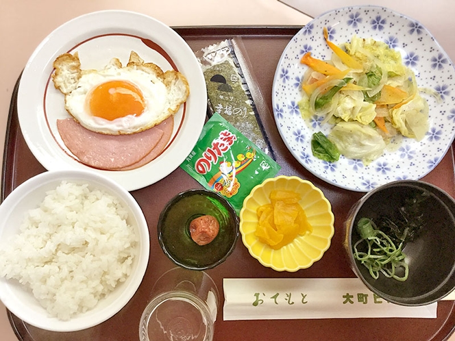 簡易朝食　400円