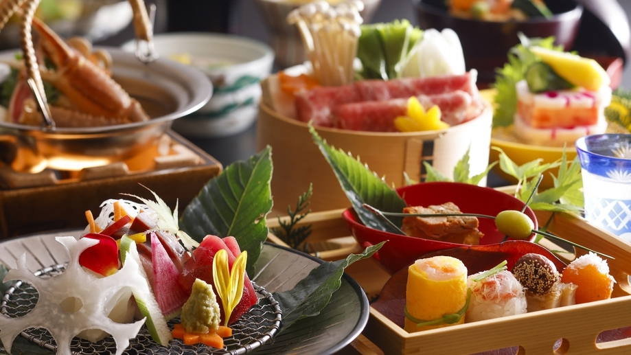 【期間限定】◇秋の彩り◇華水亭の特別会席と自家源泉の湯をご堪能♪(E)