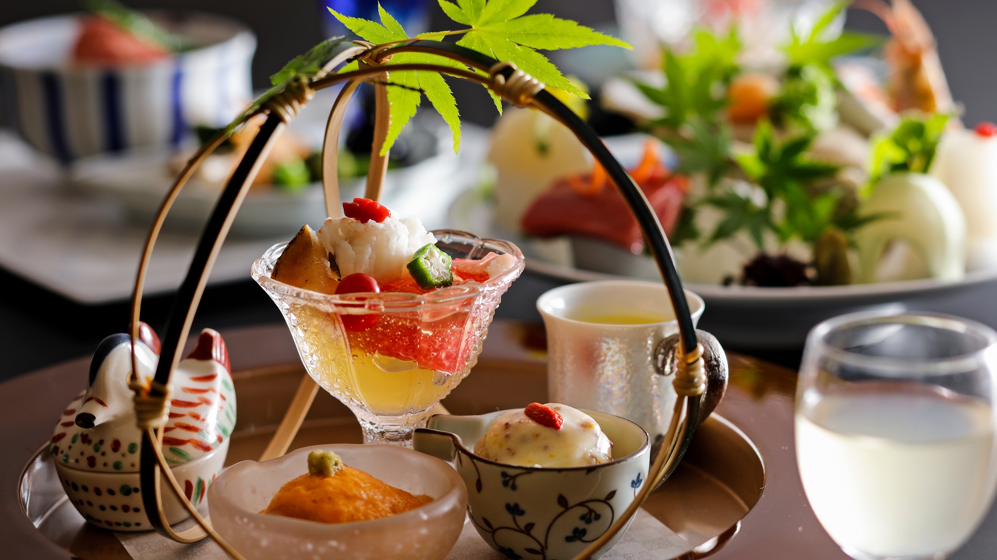 日本海の幸をふんだんに取り入れた会席料理