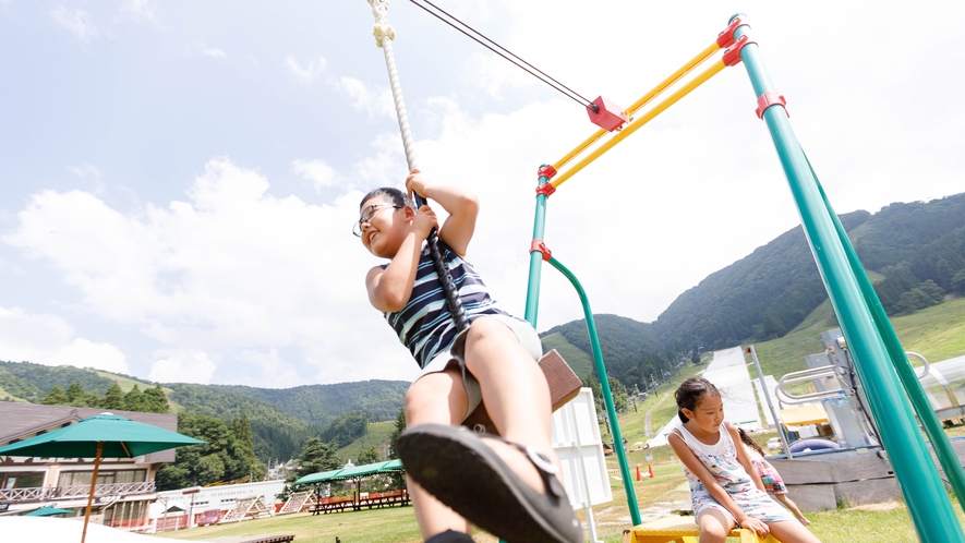 【春～秋】野沢温泉スポーツ公園で思いっきり体を動かす旅も良いですね