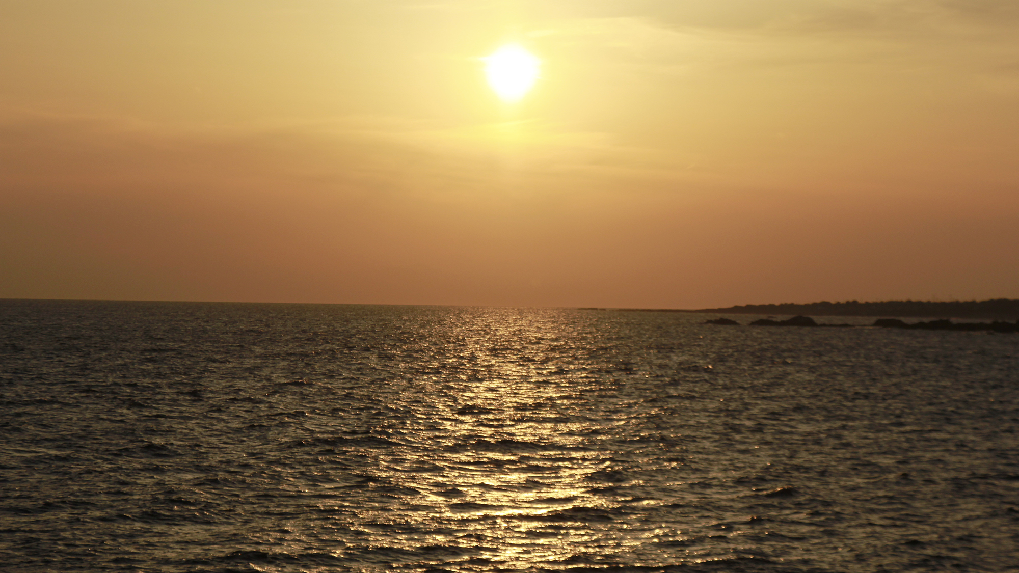 房総の夕日